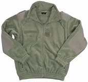 Kurtki i kamizelki sportowe męskie - Mil-Tec Kurtka wojskowa Army Warm Camo FLEECE ZIP Hunting JACKET Olive Green (mała) 83 - miniaturka - grafika 1