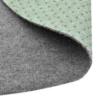 vidaXL Sztuczna trawa, spód z wypustkami, śr. 130 cm, szara, okrągła - Sztuczne kwiaty - miniaturka - grafika 5