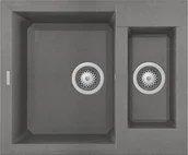 Zlewozmywaki - Elleci EASY 150 cemento G48 GRANITEK (LGY15048) - miniaturka - grafika 1