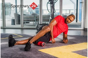 POWER PLATE WAŁEK DO ĆWICZEŃ ROLLER FITNESS CZERW POWER PLATE - Akcesoria do masażu - miniaturka - grafika 4