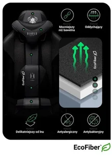 Diablo Chairs Fotel gamingowy Diablo X-Player 2.0 materiałowy Kids Size Diablo X-Player 2.0 Kids Size - Fotele gamingowe - miniaturka - grafika 30