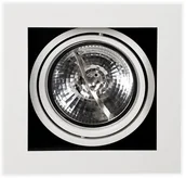 Oprawy, klosze i abażury - Orlicki Design Oprawa do wbudowania CARDO I Bianco QR111/1X75W - miniaturka - grafika 1