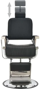 VidaXL Fotel barberski, czarny, 68x69x116 cm, sztuczna skóra 110168         VidaXL - Fotele fryzjerskie - miniaturka - grafika 5