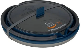 Sea To Summit Zestaw turystyczny składanych naczyń X-SET 12 sand / navy - Kuchnia turystyczne i akcesoria - miniaturka - grafika 4