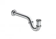 Syfony - Roca A506402210 Syfon bidetowy rurowy 250 mm 1 1/4" chrom - miniaturka - grafika 1
