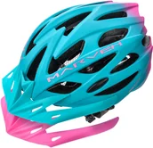 Kaski rowerowe - Meteor Kask rowerowy Marven 2 M 55-58 cm niebieski/różowy 25194 - miniaturka - grafika 1