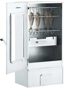 vidaXL Wędzarnia z 1 kg zrębków, 44,5x29x83 cm - Grille - miniaturka - grafika 4