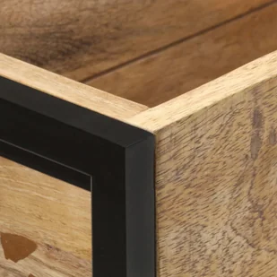 vidaXL Donica, 90x20x68 cm, surowe drewno mango - Donice - miniaturka - grafika 2