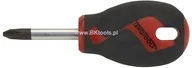 Śrubokręty - TENG TOOLS Wkrętak krótki krzyżowy Pozidriv PZ1x38mm 177780400 MD961N2 - miniaturka - grafika 1