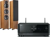 Zestawy stereo - Yamaha RX-A6A czarny + Tesi 661(orzech - miniaturka - grafika 1