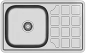 Zlewozmywaki - STEINER Zlewozmywak Louis 111 Steinsteel HD111SAT7848 Satyna - miniaturka - grafika 1