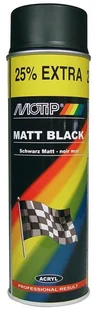 Motip Lakier akrylowy czarny mat 500ml - Farby i lakiery w sprayu - miniaturka - grafika 2