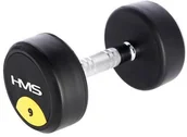 Hantle i ciężarki - HMS Hantla 9 kg gumowana Pro HG HMS 17-66-152 - miniaturka - grafika 1