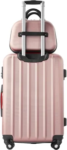 tectake Zestaw walizek Pucci 4 częściowy - różowy złoty 403409 - Walizki - miniaturka - grafika 10