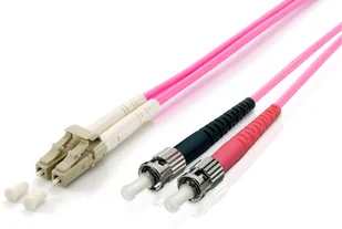 Equip LWL Patch Cable HF LC/ST 50/125u Duplex OM4 Fioletowy 5 m 255545 - Kable światłowodowe - miniaturka - grafika 2