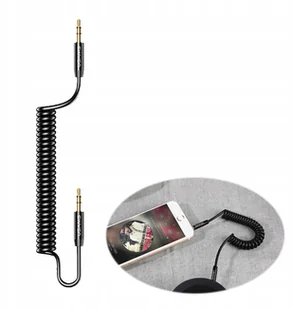 USAMS USAMS Adapter Spring audio jack 3,5mm SJ256YP01 - Złącza, przejściówki, adaptery - miniaturka - grafika 2