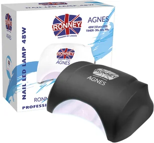 ronney RONNEY AGNES Profesjonalna lampa do paznocki LED 48W (GY-LED-032) - CZARNA - Lampy UV do paznokci - miniaturka - grafika 2