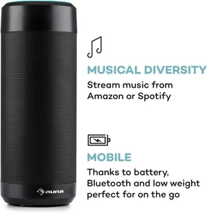 Auna Intelligence Tube WF1-Intelligence BK Czarny - Głośniki przenośne - miniaturka - grafika 8