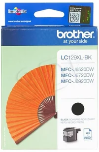 Brother Tusz Brother czarny LC129XLBK=LC-129XLBK, 2400 str. EXPBROABR0145 - Tusze oryginalne - miniaturka - grafika 2