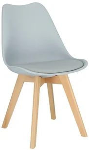 Fotel biurowy, krzesło biurowe D2.DESIGN Krzesło Norden Cross PP szare 1608 113143 - Fotele i krzesła biurowe - miniaturka - grafika 3