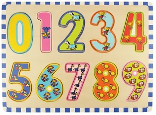 Bigjigs Toys Ltd dopasowywanka z cyframi - Klocki - miniaturka - grafika 2