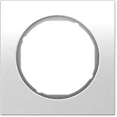 Klawisze i ramki - Berker R3 białe szkło ramka 1 B_10112209 - miniaturka - grafika 1