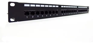 Digitus Patch panel 19" 24 porty, kat.6, S/FTP, 1U, wspornik kablowy, czarny (kompletny) DN-91624S-EC - Panele krosownicze - miniaturka - grafika 7