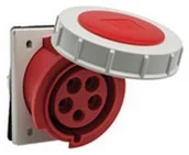 Zasilacze i transformatory - Pawbol Gniazdo tablicowe skośne 32A 400V 5p IP67 B.1909 - miniaturka - grafika 1