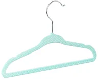 Wieszaki i stojaki - Zestaw wieszaków welurowych Velvet niebieski 3 szt. - miniaturka - grafika 1