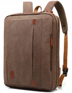 Plecaki - Coolbell Torba Plecak 3w1 Laptop 17.3 Khaki 5501 - miniaturka - grafika 1