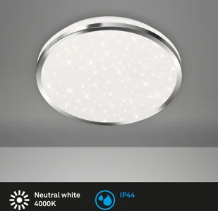 Briloner Lampa sufitowa LED 3403 IP44 gwiazdy, 28 cm - Lampy sufitowe - miniaturka - grafika 3