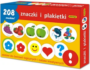 Adamigo Zest. Eduk. Znaczki i Plakietki G-6199 - Gry planszowe - miniaturka - grafika 2