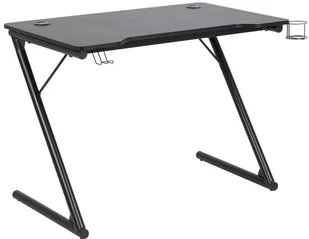 Actona Biurko dla gracza Trooper czarny - Biurka gamingowe - miniaturka - grafika 8