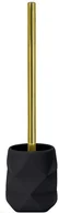 Akcesoria łazienkowe - Kleine Wolke Szczotka do WC Golden Crackle Black 4004478293700 - miniaturka - grafika 1