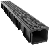 Odwodnienia, kanały i akcesoria - Kanał odwodnieniowy PP z kratką PP kl. A15 1 m. - miniaturka - grafika 1