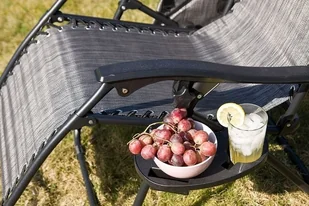 VK1 LEŻAK OGRODOWY WIELOFUNKCYJNY STOLIK GAZETOWNIK #H1 1020174 - Leżaki ogrodowe - miniaturka - grafika 18