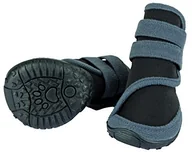 Ubranka dla psów - Kerbl 80603 ochrona łap Active, szary/czarny, XS - miniaturka - grafika 1