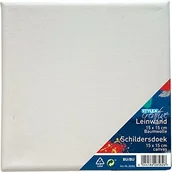 Pozostałe akcesoria dla plastyków - Stylex płótno, różne rozmiary, biały, 15 X 15 cm 2051329 - miniaturka - grafika 1