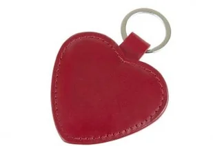 Stefania Skórzany brelok serce, Kolor: Czerwony 977-BR/DF czerwony - Breloki - miniaturka - grafika 2