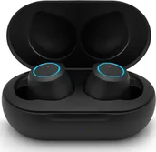 Słuchawki - Niceboy HIVE drops Czarno-Niebieskie - miniaturka - grafika 1