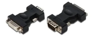 Assmann ASM Adapter DVI-I DualLink Typ DVI-I (24+5)/DSUB15 Ż/M czarny AK-320505-000-S - Adaptery i przejściówki - miniaturka - grafika 2