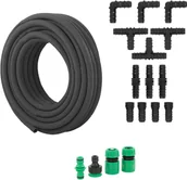 Inne akcesoria do nawadniania - hillvert Linia kroplująca 15 m przyłącze kranowe i złączki HT-COSTIGAN-15+ - miniaturka - grafika 1