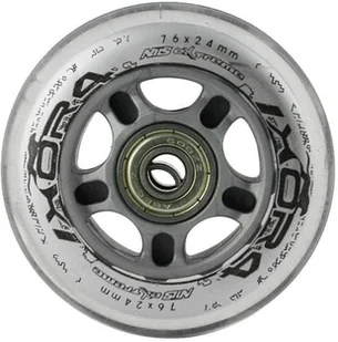 Nils Zestaw kółek Extreme PU 76x24 82A 4szt + ABEC-7 8 szt przezroczyste 16-32-016 - Akcesoria do skatingu - miniaturka - grafika 6