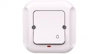 Wyłączniki światła i elektryczne - Timex elektro TOPAZ Przycisk zwierny /dzwonek/ z podświetleniem biały WP-7T/S WP-7T/S BI - miniaturka - grafika 1