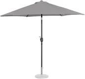 Parasole ogrodowe - Uniprodo Parasol ogrodowy ciemnoszary sześciokątny 270 cm uchylny UNI_UMBRELLA_R270DG_N - miniaturka - grafika 1