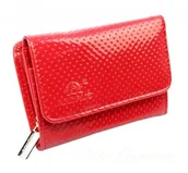 Portfele - Andrus Portfel Damski (PL) 12 cm Suwak Skóra Włoska - miniaturka - grafika 1