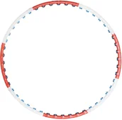 Pozostały sprzęt i akcesoria do ćwiczeń - SMJ Hula-hop, Anion, biało-czerwone, rozmiar uniwersalny - miniaturka - grafika 1