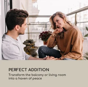 Blumfeldt Messina, fontanna kaskadowa, fontanna solarna, fontanna ogrodowa, 4 poziomy, bateria LEU13-Messina - Fontanny ogrodowe - miniaturka - grafika 6