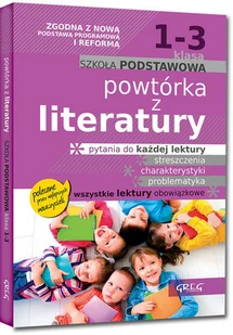 Greg Powtórka z literatury SP 1-3 w.2017 GREG - Pomoce naukowe - miniaturka - grafika 2