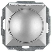 Gniazdka elektryczne - Abex Perła srebrny ściemniacz obrotowy SO-1P SO-1P-srebrny - miniaturka - grafika 1